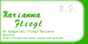 marianna fliegl business card